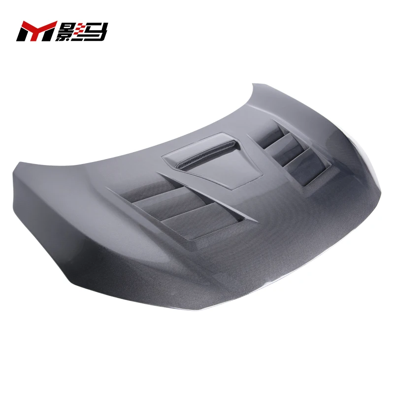 غطاء محرك السيارة الجديد من ألياف الكربون طراز VEO لهوندا لسيارة Civic X 10th Gen 2017-2020