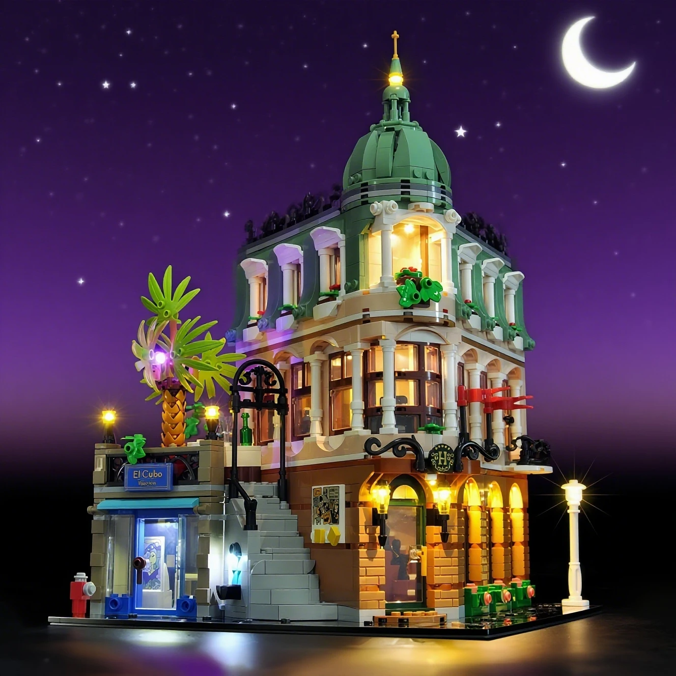 

LED Lighting (No Model) For LEGO 10297 Boutique Hote Light Up your Building Blocks Decorative Lamp and Battery Box