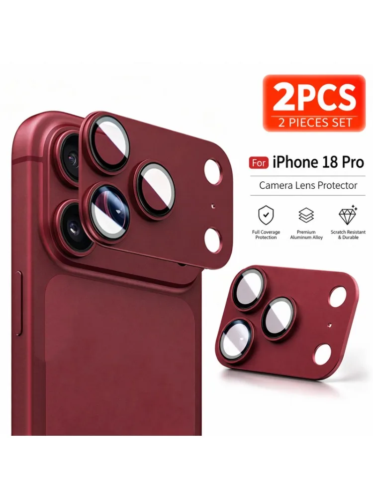 2 szt. Ochraniacze na obiektyw aparatu do iPhone 18 Pro 18 Pro Max, bez pęcherzyków powietrza, odporne na upadki i zarysowania, łatwa instalacja — zdjęcie produktu 6
