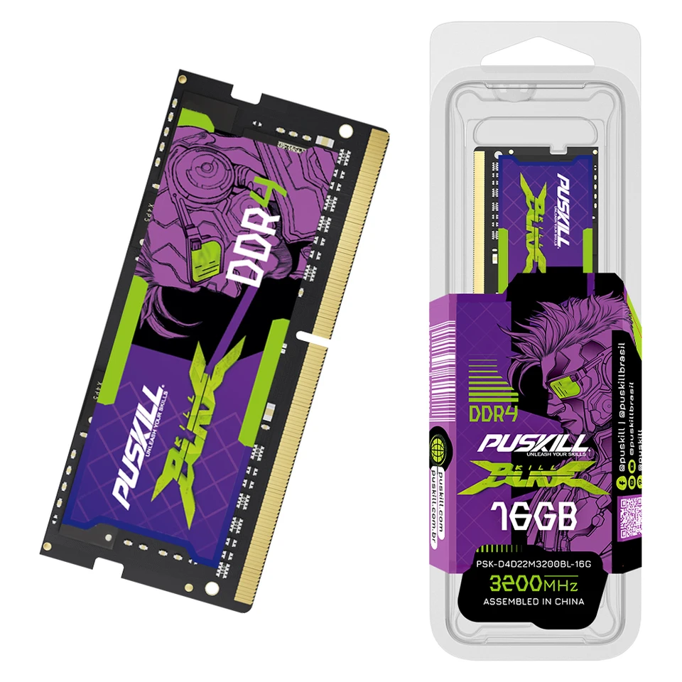 PUSKILL Memoria Ram DDR4 8GB 4GB 16GB 2400mhz 2133 2666mhz Sodimm