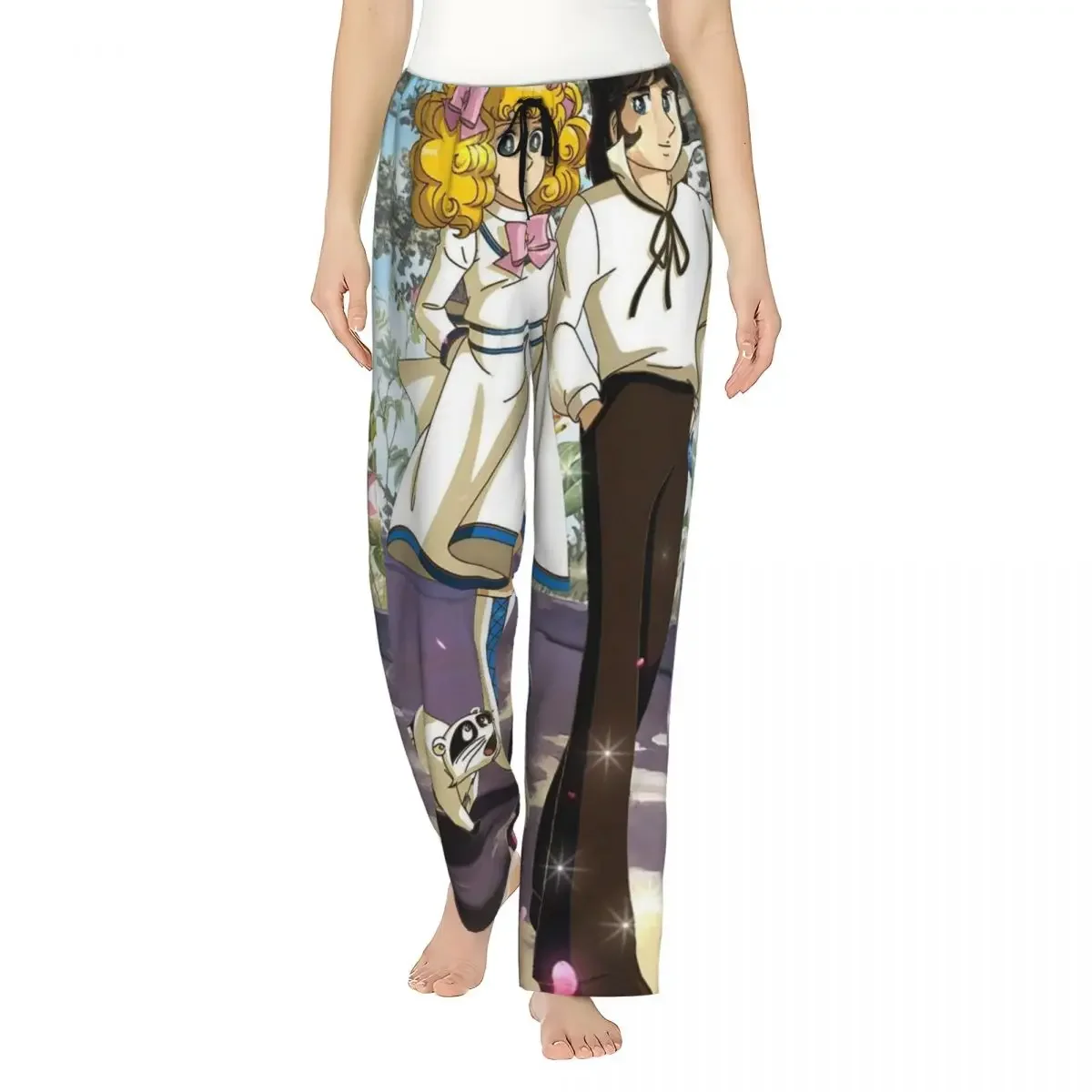 Custom Candy Candy Anime Women Pajama Pants Lounge Sleep Sleepwear Bottoms with Pockets
