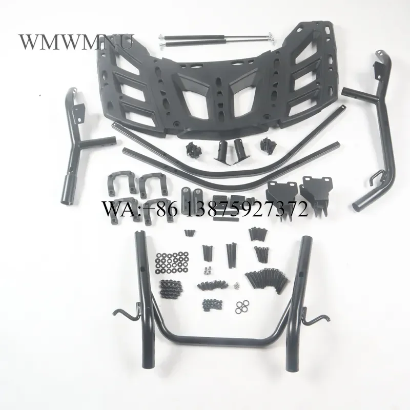 Wmwmnu X3 Rack with Gas Strut Spare Tire Cargo Luggage Cooler Pivoting Rear Rack for Can-Am X3 and X3 Max 2017-2024