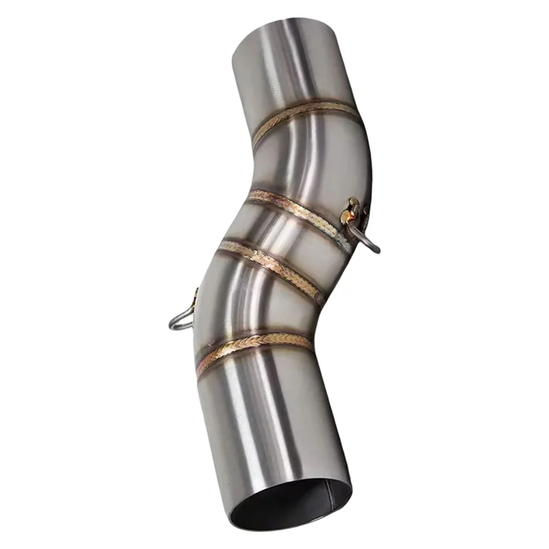 For Benelli TRK 502X TRK502X Motorcycle Exhaust Modify System Modification-Middle Link Pipe 51Mm Interface Connects To Muffler