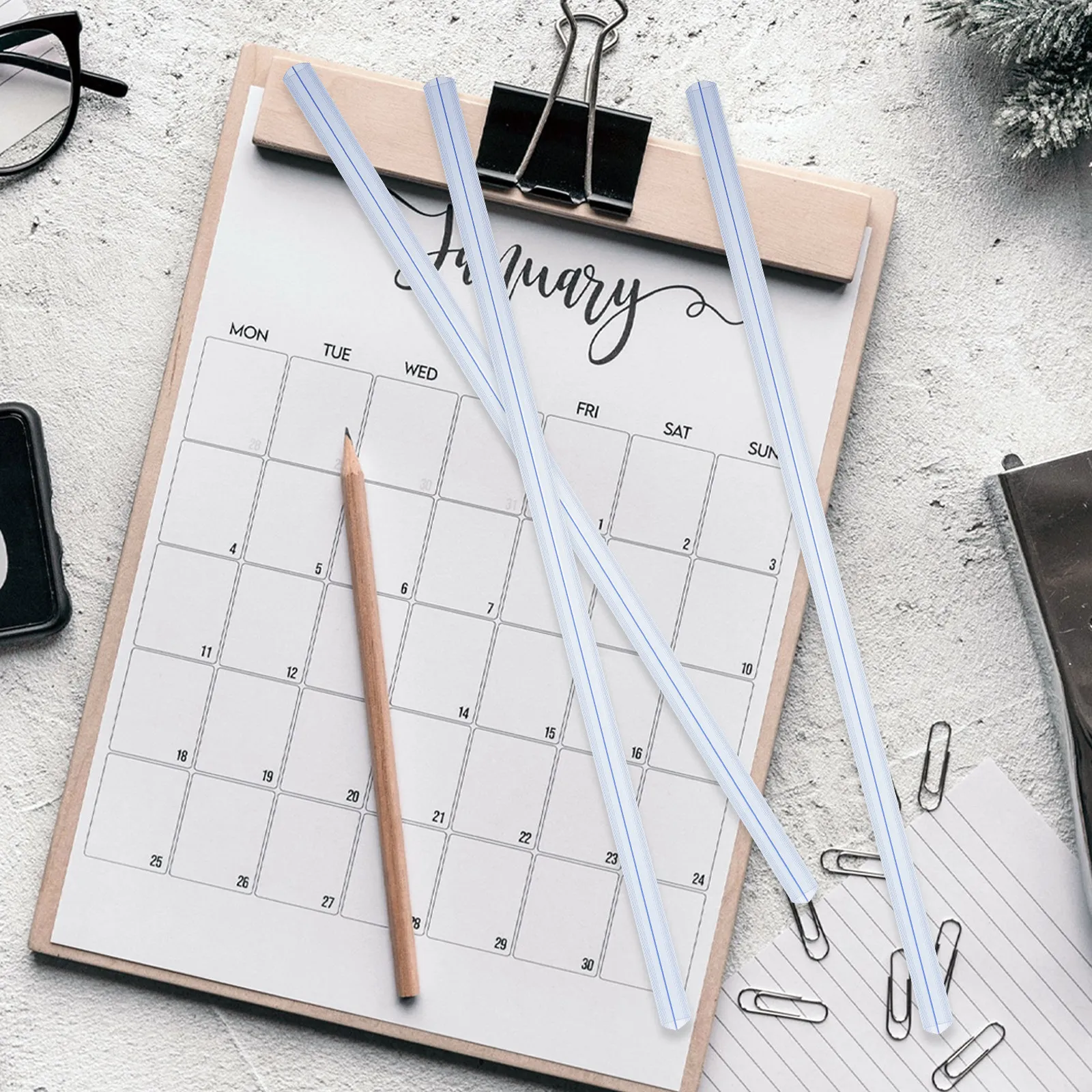 

10Pcs Sturdy Transparent Slide Binders A4 Plastic Binding Bars for Loose Leaf Notebook Planner Document Binding Stationery