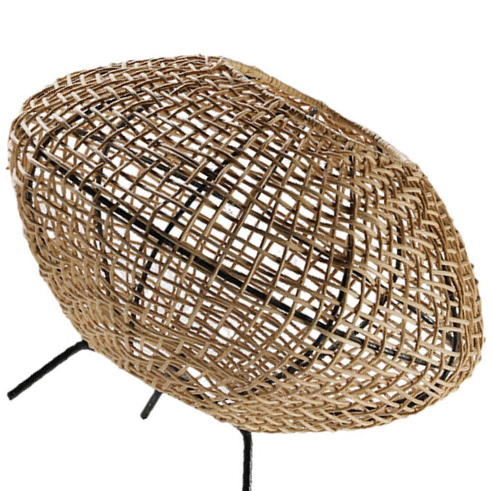 

Плетеный абажур в форме маленького фонаря для напольной лампы в гостиной или спальне, винтажный аксессуар для освещения в помещении