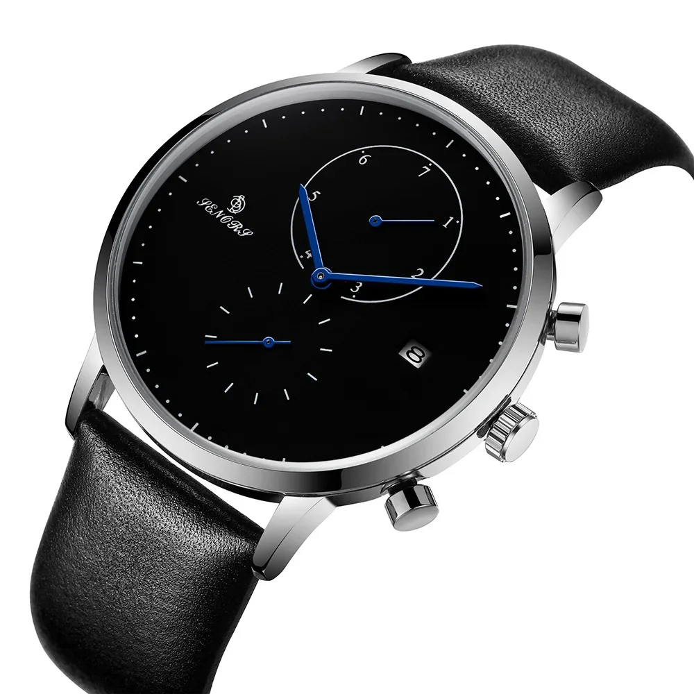 2025Orologio da uomo ultrasottile, orologio non meccanico, orologio al quarzo con cintura impermeabile, orologio da lavoro