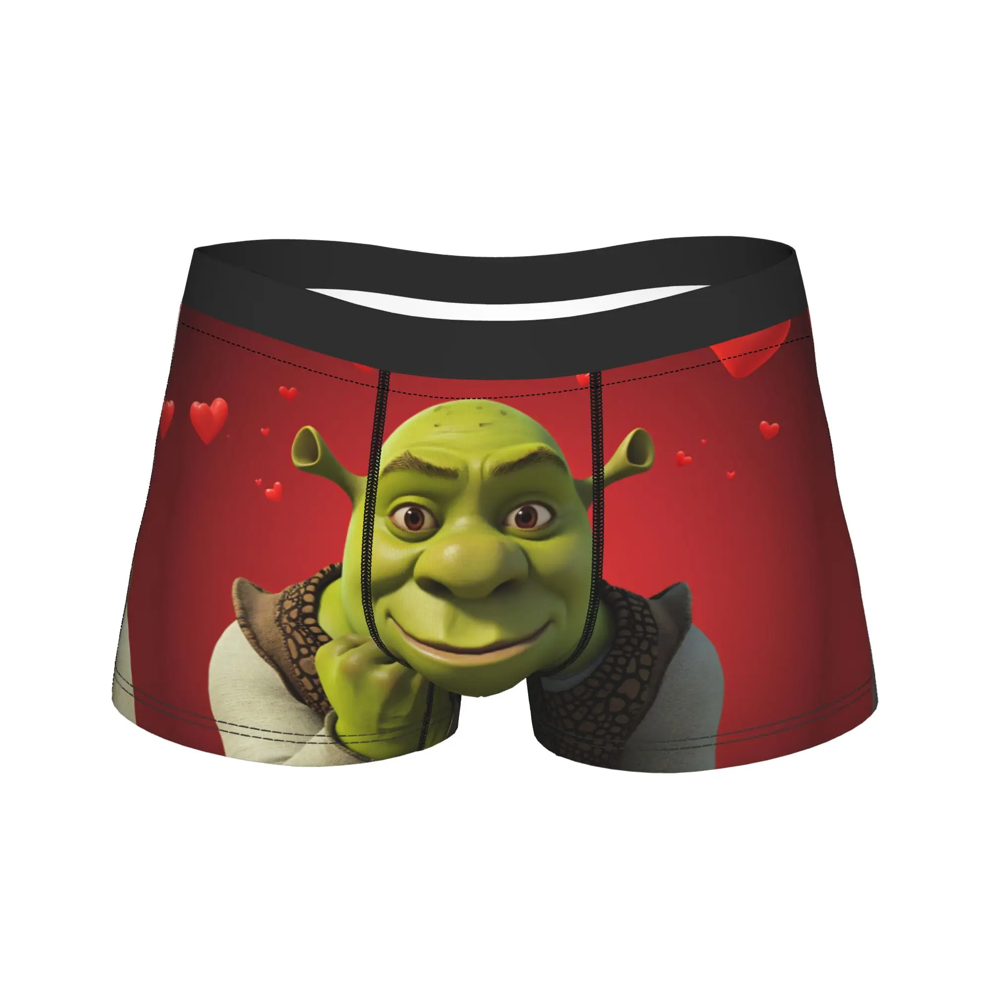 

Pun mein swampf S-shreks Boxershorts Pouch Underwear Quality Printed Boxer Brief Funny Men's Underpants Large Size