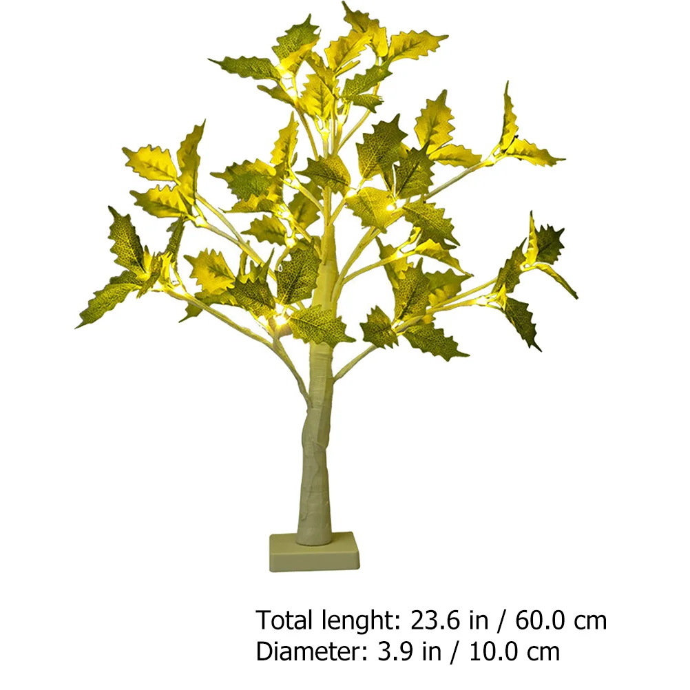 

1Pcs Durable LED Maple Tree Lamp Fine Craftsmanship Environmental Friendly Long Service Life Ideal Decorative Light for Home