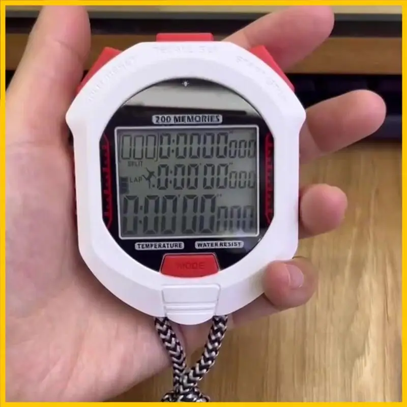 

H55A Accurate Handheld Timer for Fitness Enthusiasts and Runners Electronic Stopwatch