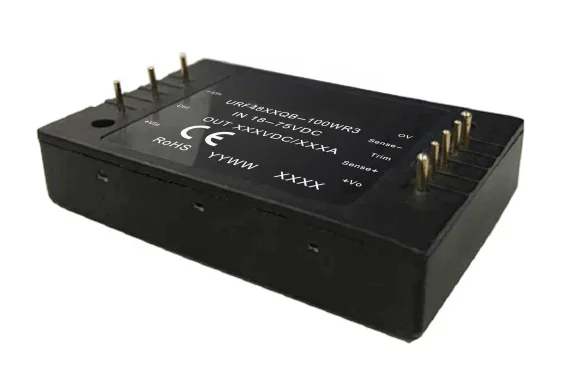 URF4824QB-100WR3DC-DC power module 18-75V to 24V 4.2A