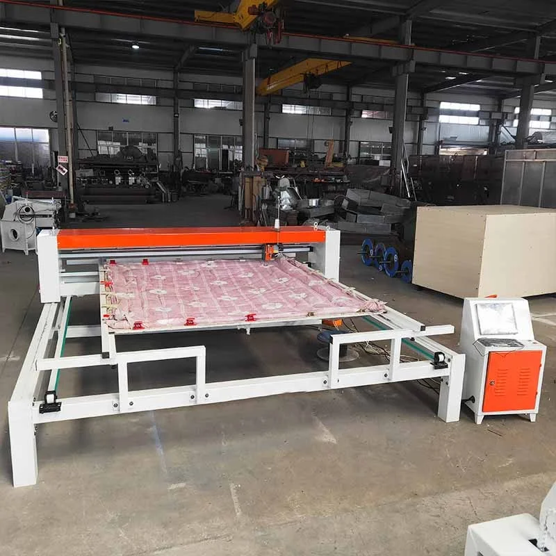Computer Single Needle Double Head Continue Longarm Industrielle Quilt Delta Machine Prix With Automation