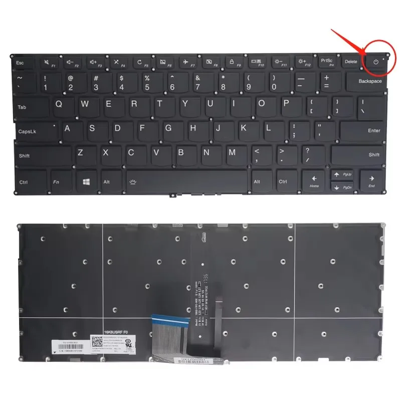 Keyboard for Lenovo Ideapad 720S-14ikb 320S-13 V720-14 V530S K42-80 720S-13IKB  Thai/ English Layout