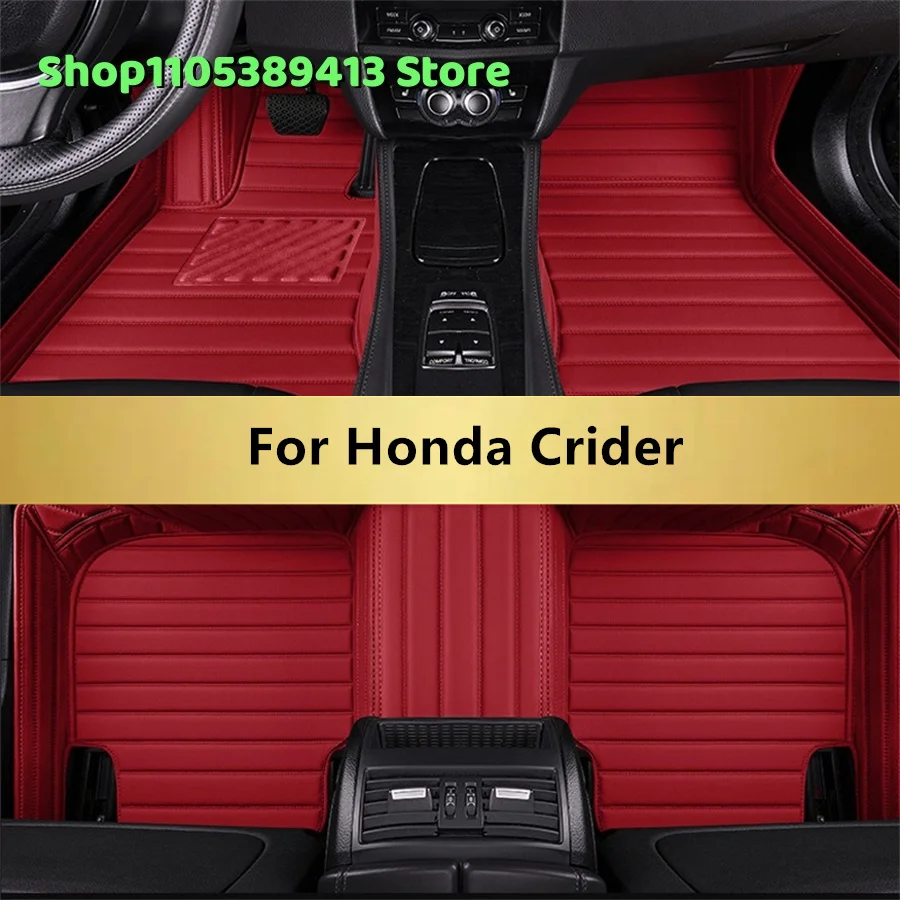 

Artificial Leather Custom Car Floor Mats For Honda Crider 2027 2026 2025 2024 2023 2022 Car Mat Accessories Mats Carpets Auto