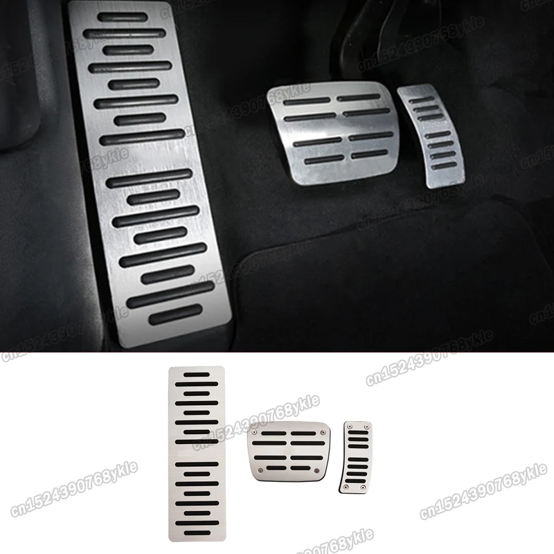 car rest accelerator pedal brake cover trims for audi a6 C8 2017 2018 2019 2020 2021 2022 4k accessories s line interior auto