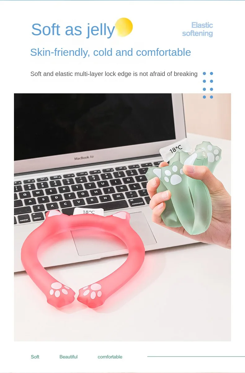 Sunstroke Prevention and Cooling Tool Outdoor Sports Cooling Ring Summer Comfort Cold Collar Beach Travel Essentials