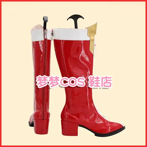 Wonder Cosplay Kvinnor Diana Skor Superhjälte Stjärna Halloween Julfest Rollspel PU Läder Stövlar 10 best sales Wonder Woman-stövlar - №2