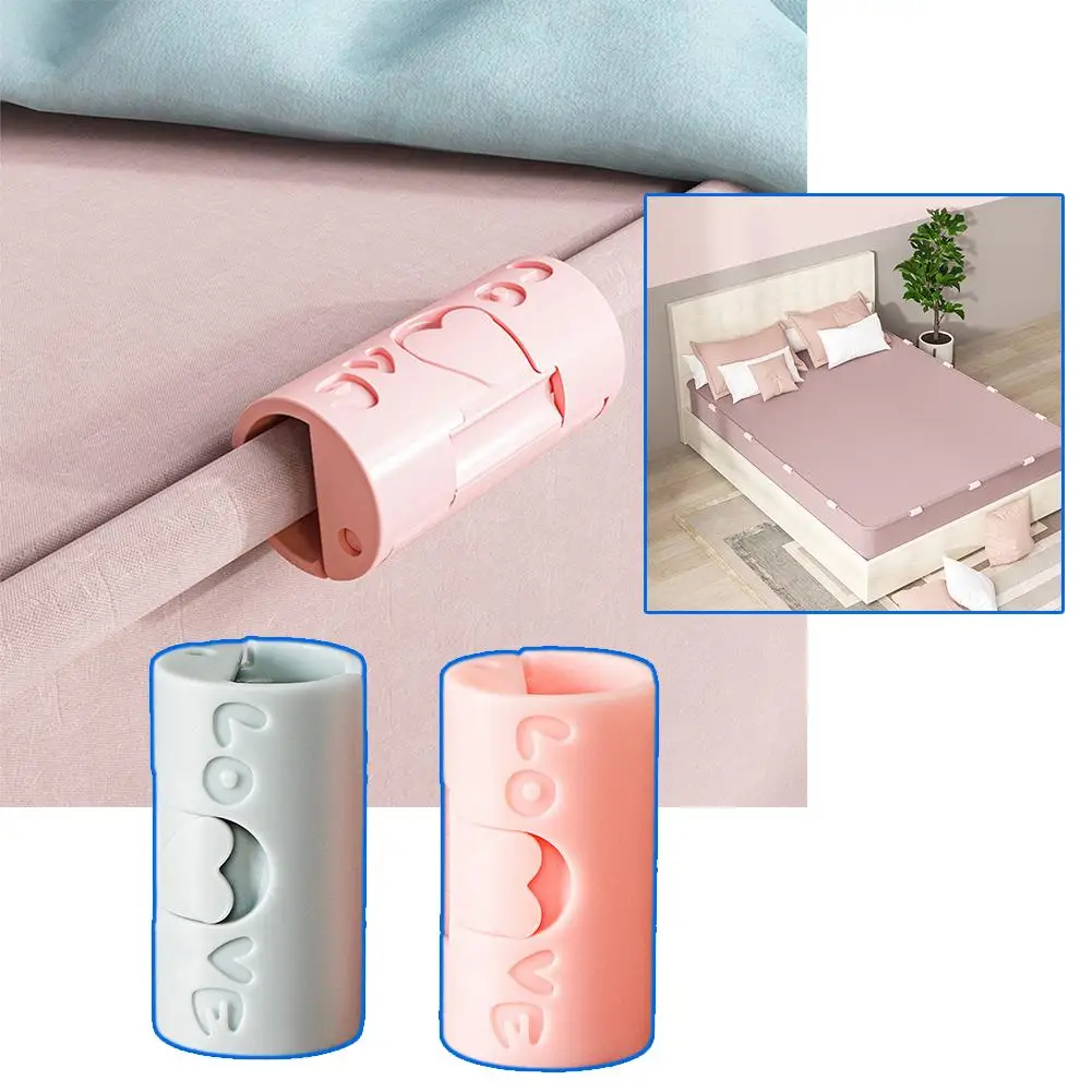 1PC BedSheet Clips Plastic Non-slip Clamp Quilt Bed Buckles Pegs Device Holder Cover Curtain Fasteners Fixer Clothes Blanke H6D9