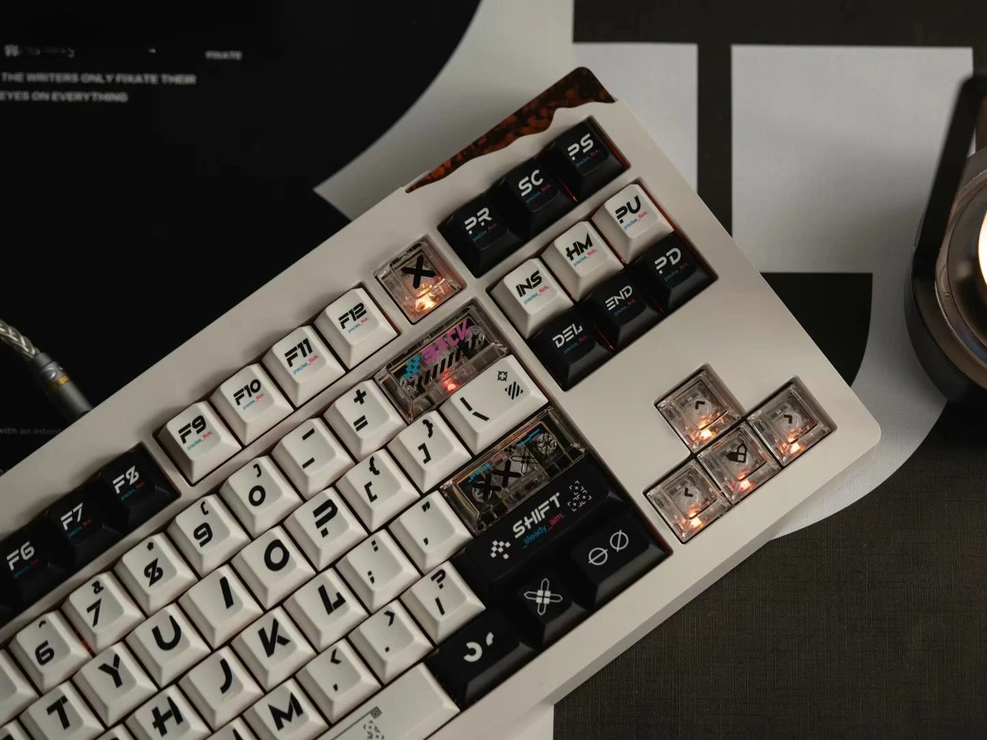 ECHOME Titan CSGO Keycap 150/130keys Cherry Custom Keyboard Cap Original PBT KeyCaps for Mechanical Keyboard Accessories Gift