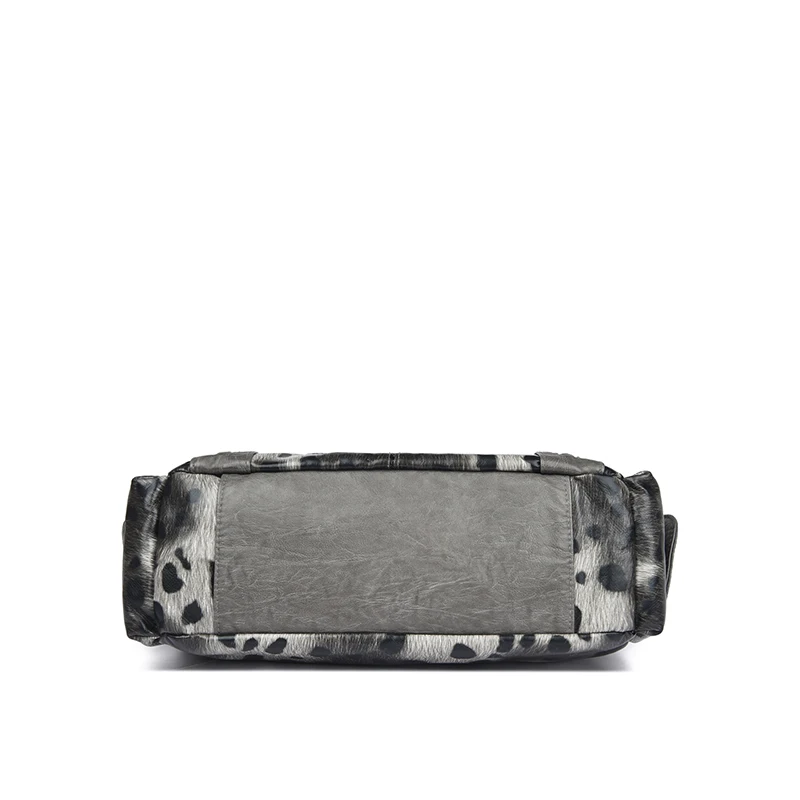 Retro-Punk-Umhängetasche für Damen, Metallkette, mehrere Taschen, großes Fassungsvermögen, PU, verstellbarer Riemen, Umhängetasche für den Pendelverkehr, Einkaufen – Detail 15