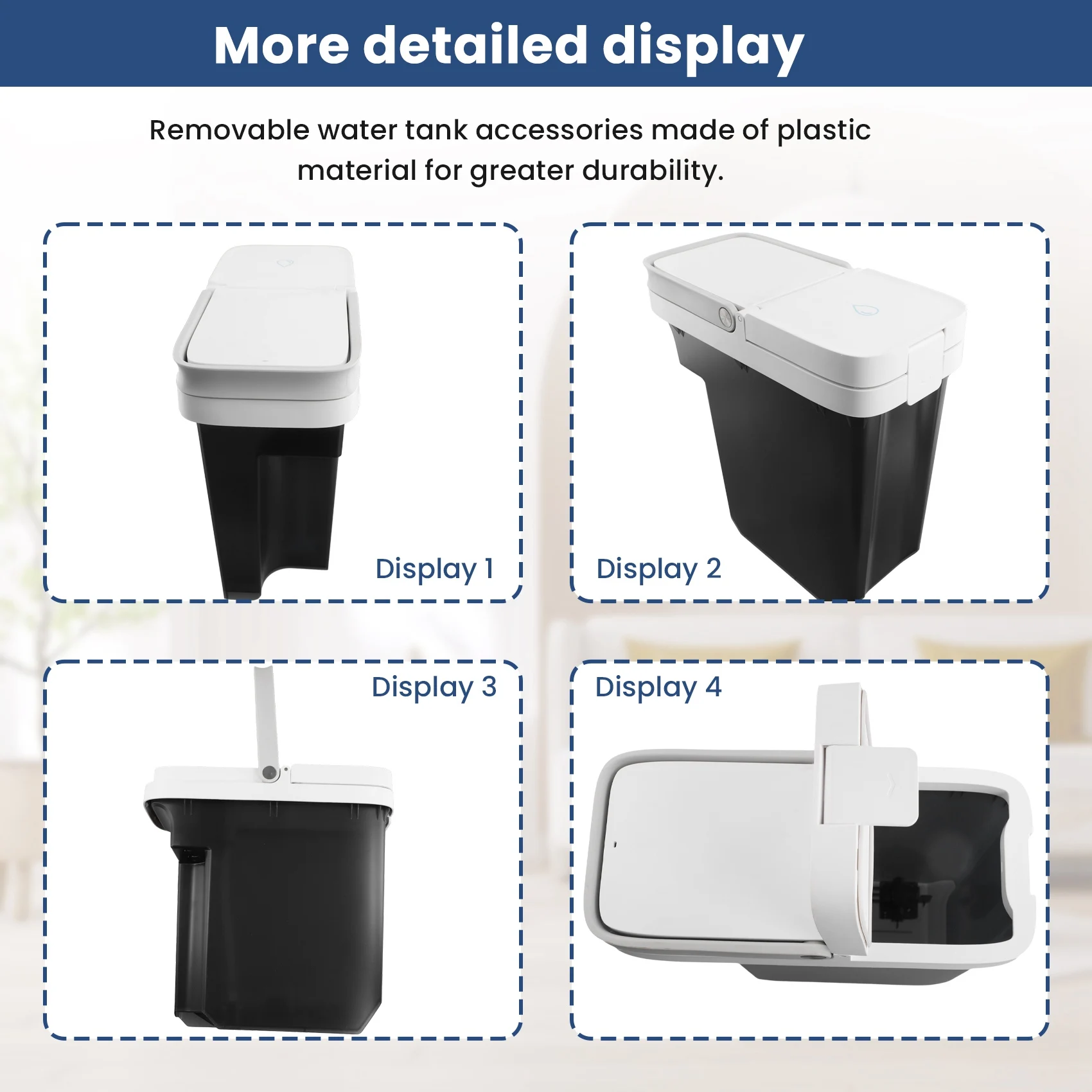 VELIF-Clean резервуар для воды, замена резервуара для грязной воды для Roborock G20S/V20S, запчасти для робота-пылесоса, аксессуары VELIF-Clean резервуар для воды, замена резервуара для грязной воды для Roborock G20S/V20S, запчасти для робота-пылесоса, аксессуары