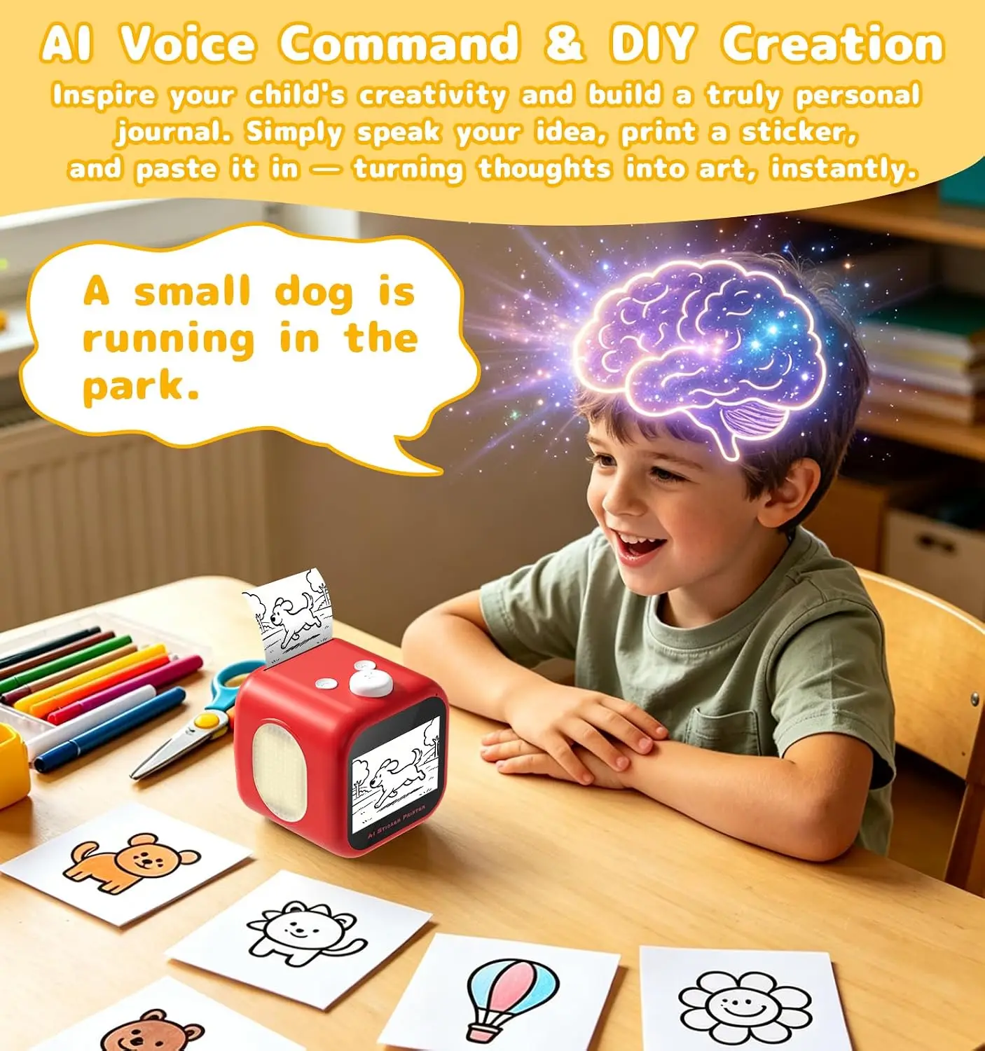 AI Voice Sticker Printer 3.5