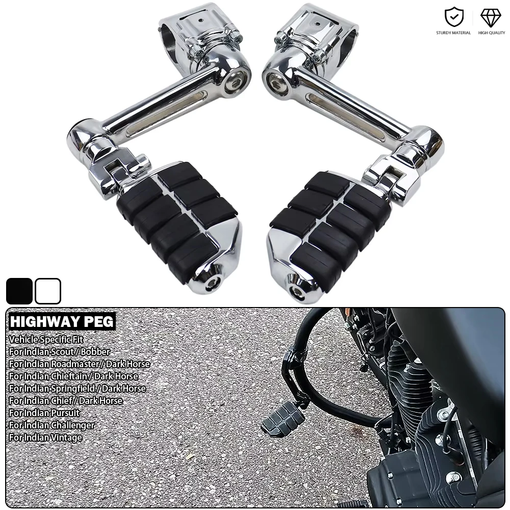 Adjustable Highway Peg Mount Kit For Indian Scout Chief Chieftain Roadmaster Pursuit Challenger Vintage Springfield Dark Horse
