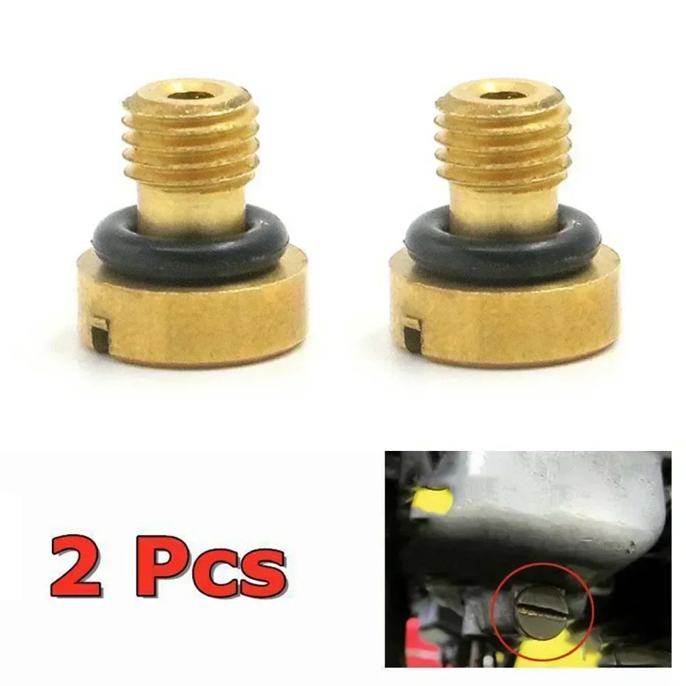 2Pcs Carburetor Drain Screw Float Bowl For Honda CB100K Super Sport For CL125S Scrambler For KZ650/1000 CB350/400F