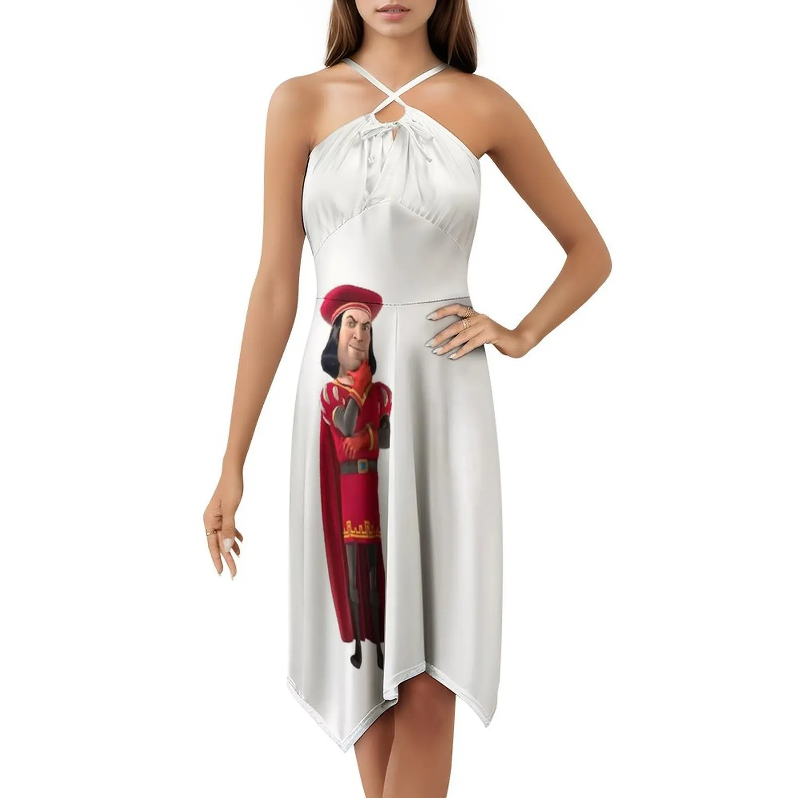 اثق بنفسك! فستان هيب هوب نسائي ملابس الشارع مطبوع عليه رسومات جرافيك للحفلات والنوادي Shrek Lord Farquaad Fiona Farquaad Evening #5