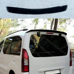 For Peugeot Partner Tepee 2009 To 2018 Car Rear Roof Wing Spoiler High Quality ABS No Paint Or Glossy Black Body Kit Spoiler