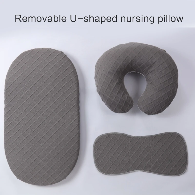 

Nursing Pillow for Breastfeeding Comfortable Multifunctional Head Support Cushion with Detachable Pillowcase