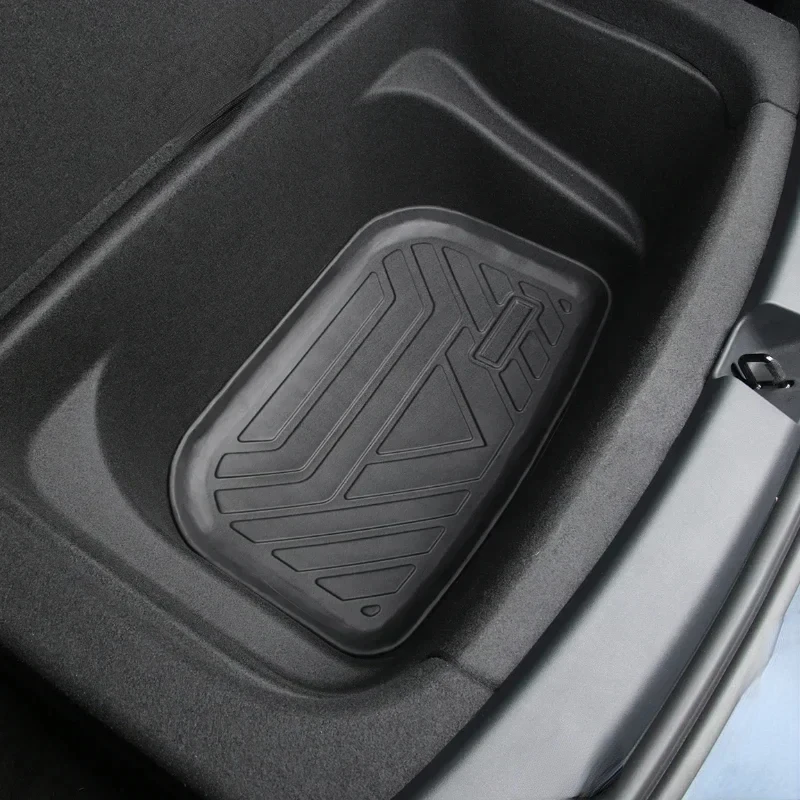 For Tesla Model Y TPE Trunk Mats Front Rear Storage Pads Cargo Tray Dustproof Waterproof Protecion Cushion Modely Accessories