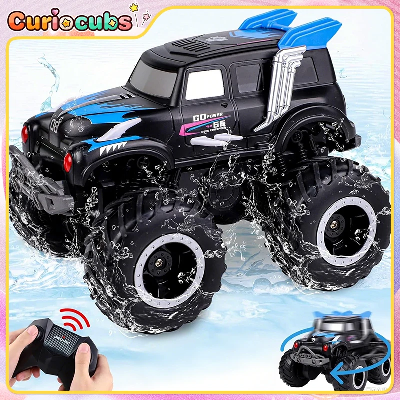 

RC Amphibious Stunt Car 2.4G Remote Control Drift Truck Big Wheel Water Land Climbing Off-road Racing Vehicle Kid Gift Boy Toy