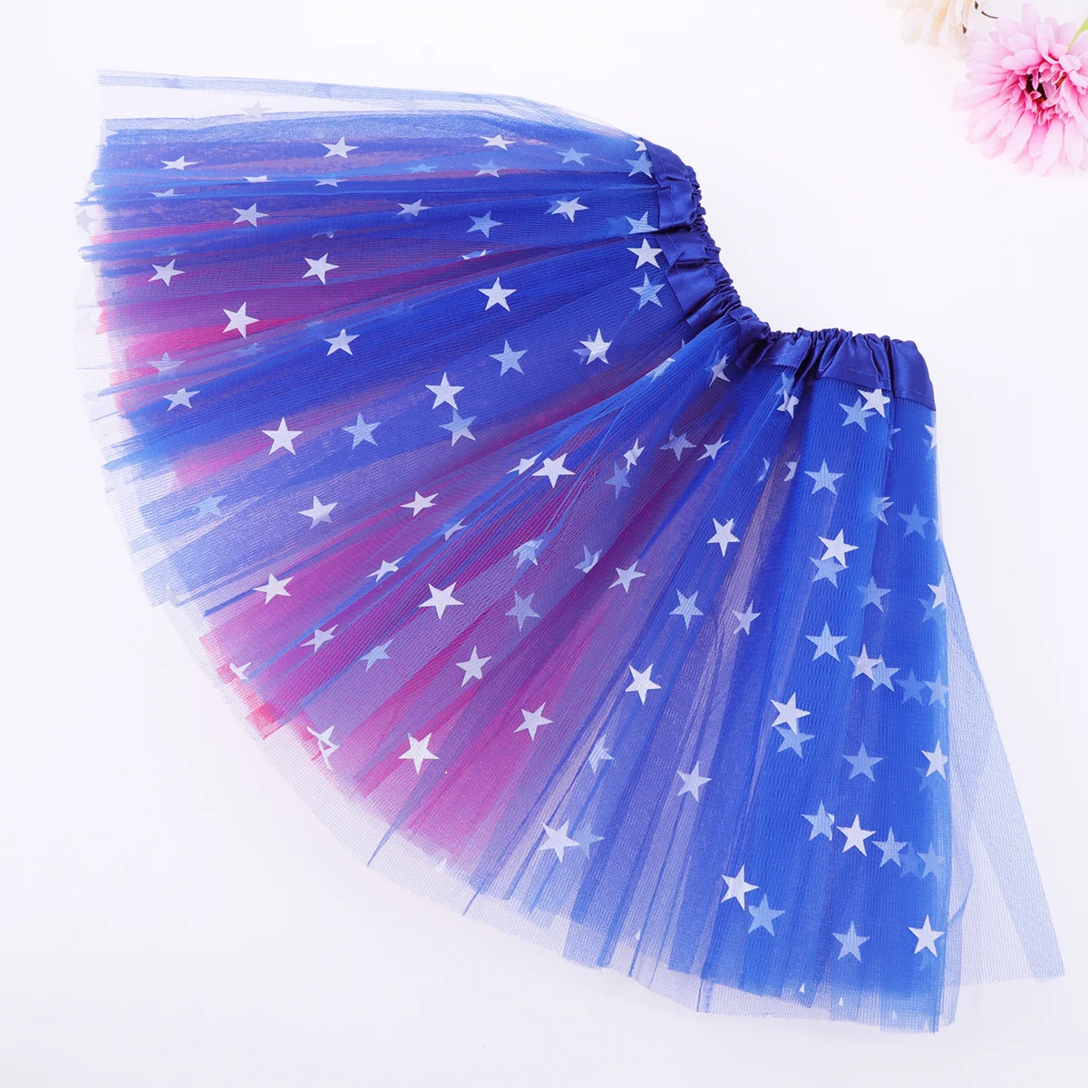 

Kids Tutu Skirt 30Cm Length 23Cm Waist American Flag Print For 4Th Of July Independence Day Summer Beach Party Outfit 3-8 Years