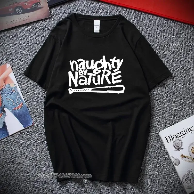 Naughty By Nature Old School Hip Hop Rap Skateboardinger Music Band 90s Bboy Bgirl T-Shirt 100% Cotton T Shirt 2024