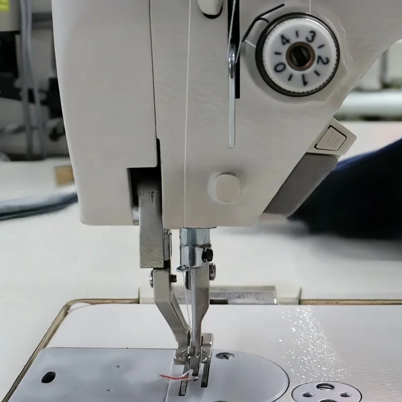 Computerized 0303Heavy‑duty Flat‑bed Single Needle Sewing Machine Auto Thread Trimming New Motor for Leather, Table Not Included