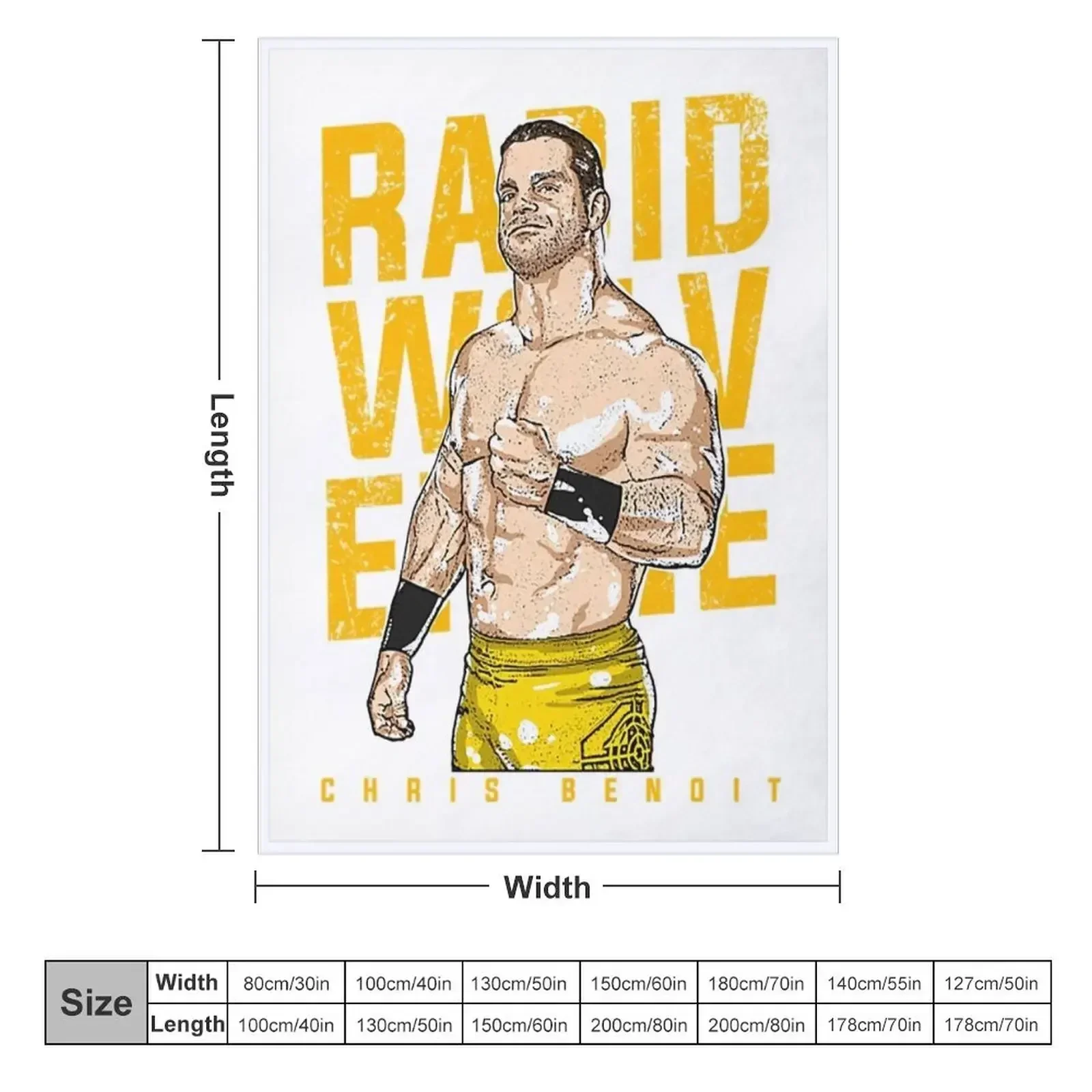 Chris Benoit T-ShirtChris Benoit Throw Blanket for babies Giant Sofa Soft Luxury Tourist Blankets