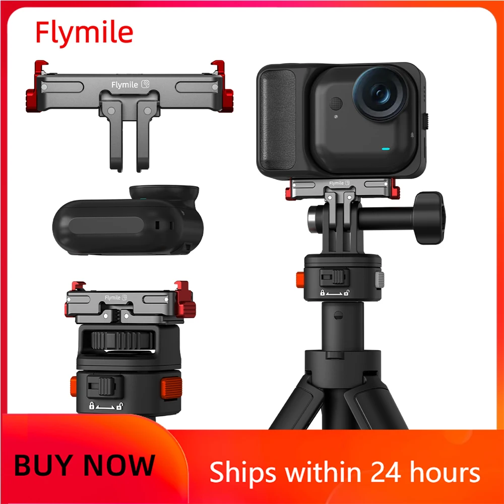 �y�Z�[�����zFlymile �N�C�b�N �����[�X �x�[�X �}�O�l�b�g �}�E���g �A�_�v�^�[ Insta360 Go Ultra �A�N�Z�T���[�p �܂肽���ݎ��g���u���P�b�g