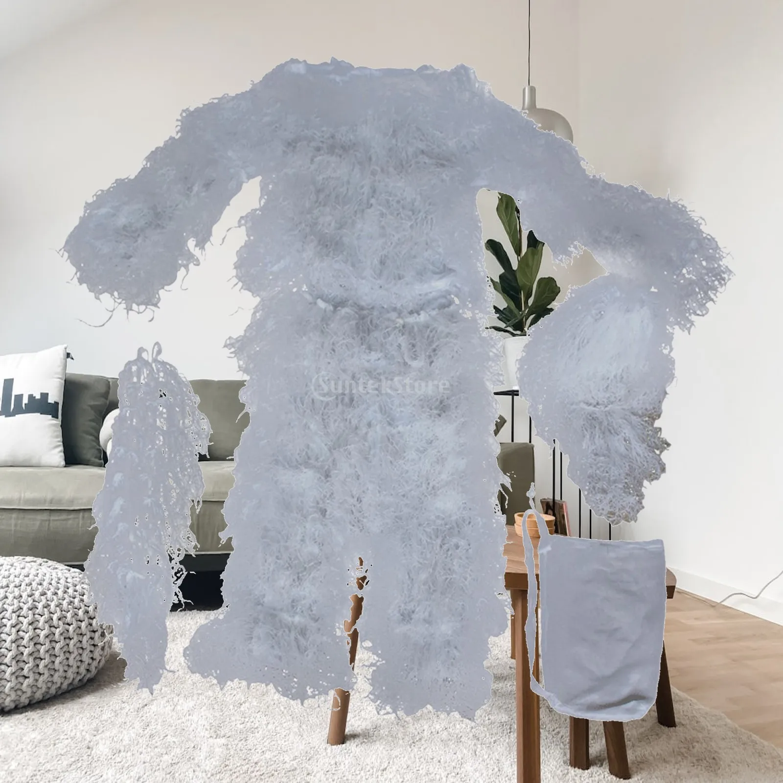 Ghillie Suit Apparel for Kids Adults Hunting Clothes Suit Hunting Suit for Snowfield Party Hunting Photography Outdoor