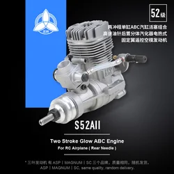 SANYE  ASP MAGNUM XLS S52A S52AII 8.57CC Two Stroke Glow ABC  Methanol Nitro  Engine For RC Airplane