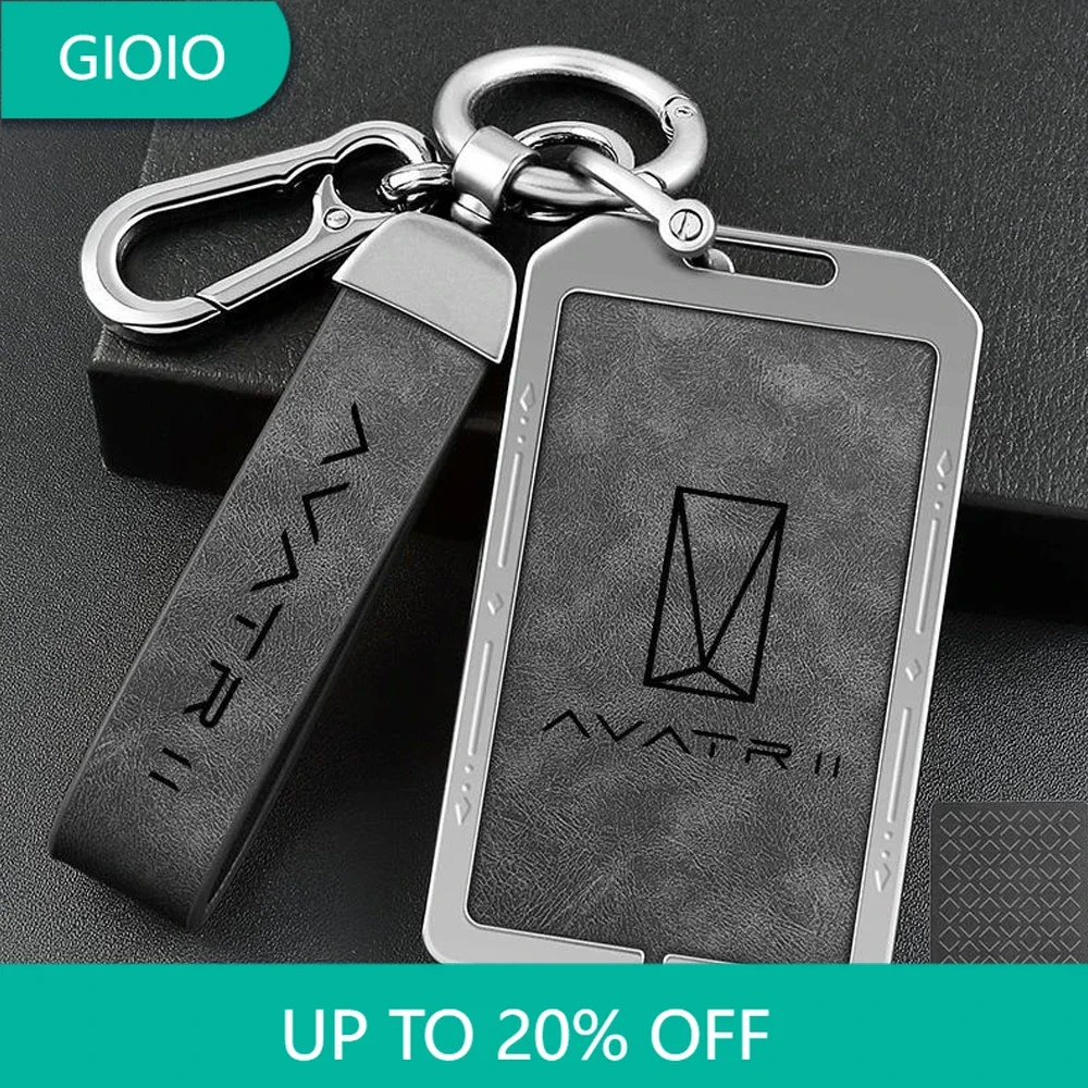 

For Changan AVATR 11 2022-2024 Car NFC Card Holder Key Case Cover Key Bag Car Holder Shell Keychain Protection trim Accessories