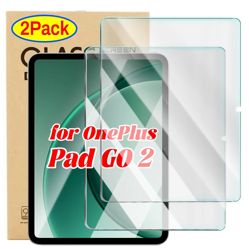 

1-2 шт. Защитные пленки из закаленного стекла 9H для OnePlus Pad GO 2, прозрачные, с защитой от царапин, для OnePlus Pad GO2