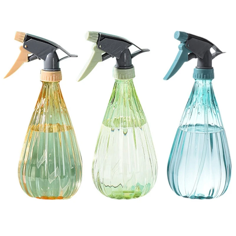 Botol Semprot Tanaman Botol Penyemprot Kabut Kosong untuk Penyiraman Tanaman Larutan Pembersih Taman 600Ml/20Oz Dropsale Bening