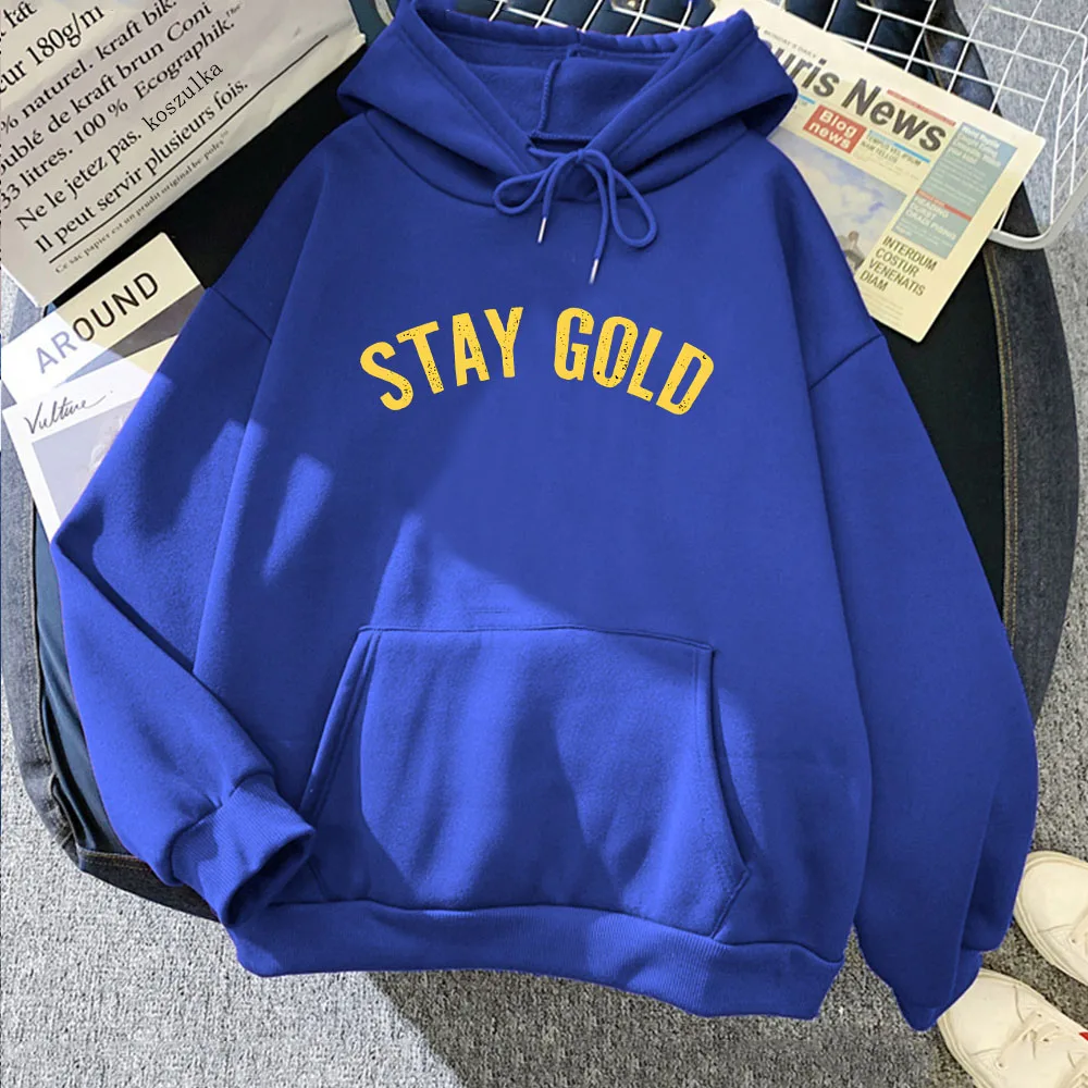 Stay Gold The Outsiders Hoodies Movie Graphic Printing Sweatshirts for Women/Men Casual Long Sleeve Hooded Pullovers Aesthetic