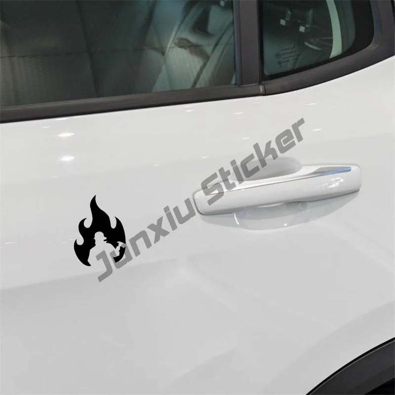 Delicate Proud A Breakthrough In The Fire Fireman Firefighter Hero Bright Car Aid Extinguisher Sticker Waterproof Decor