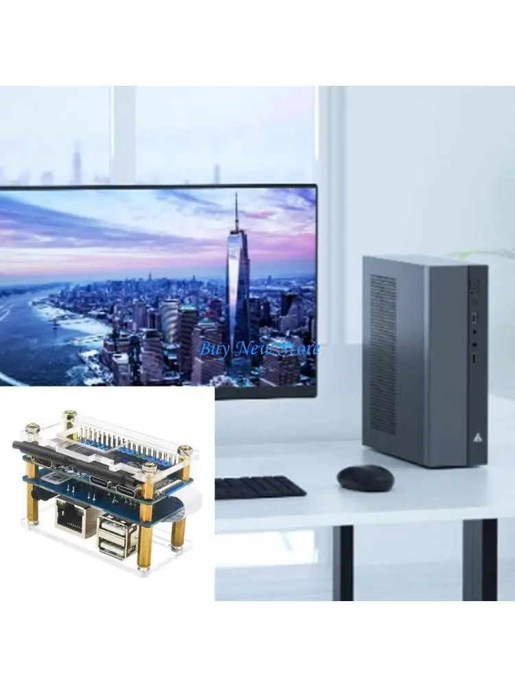 

20ce безопасная и портативная для интерфейсной платы OrangePi 0 2W включает в себя акриловый корпус для повышения долговечности