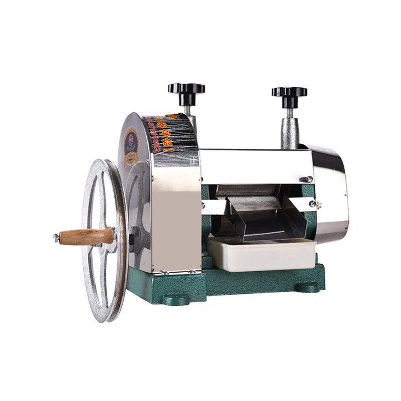 Hand Crank Stainless Steel SugarCane Machine Manual Sugar Cane Juicer 100% Sugar Cane Juice Machine