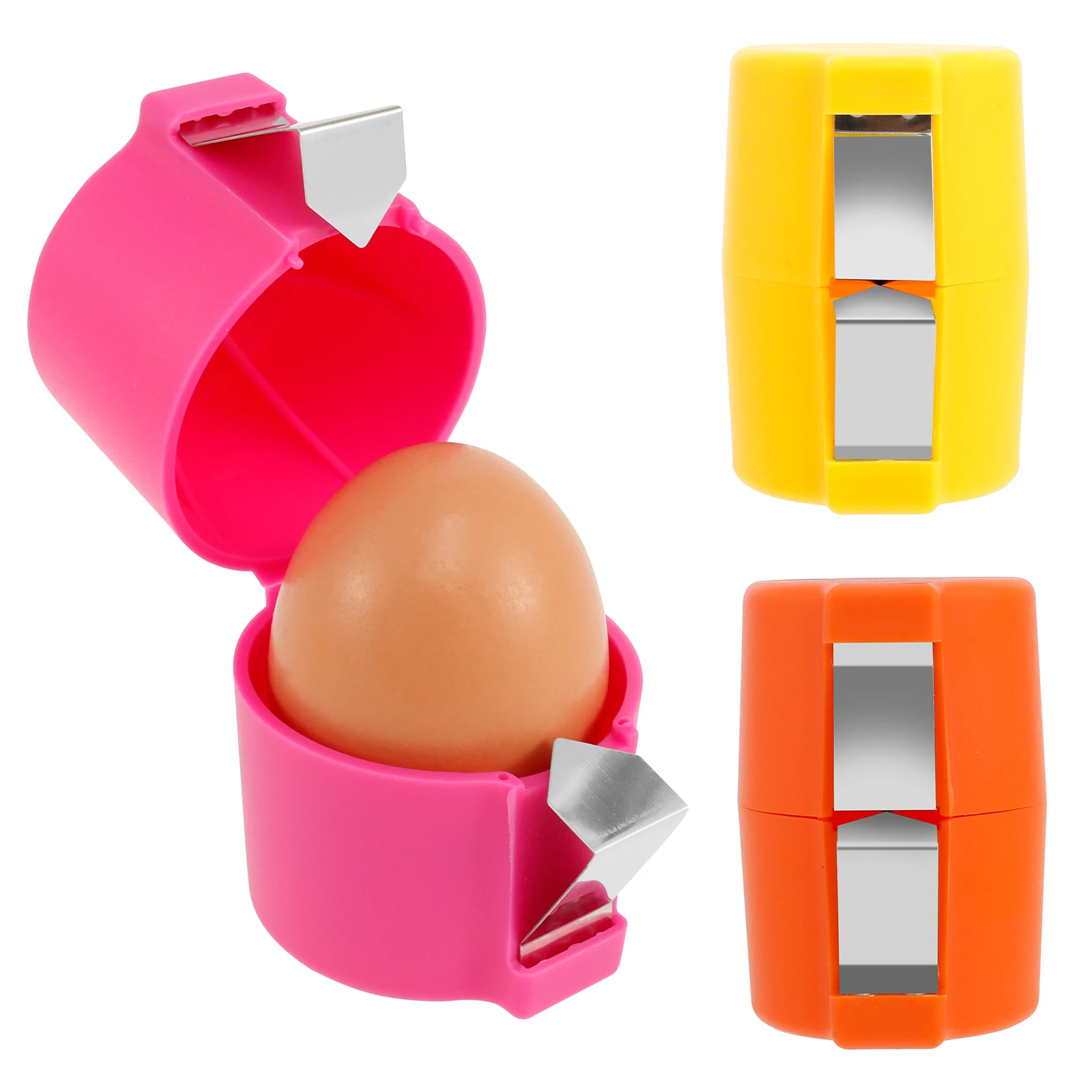 3Pcs Kreative Ei Separator Werkzeug Ei Cracker für Rohe Küche Handheld Eierschale Brecher Backen Kochen Hilfe Küche Gadget