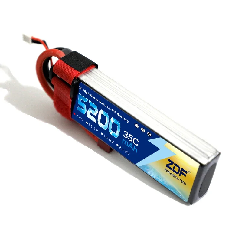 ZDF New 2S lipo battery 7.4v 5200mAh 35C For rc race  Racing helicopter rc car rc boat quadcopter Li-Polymer battey