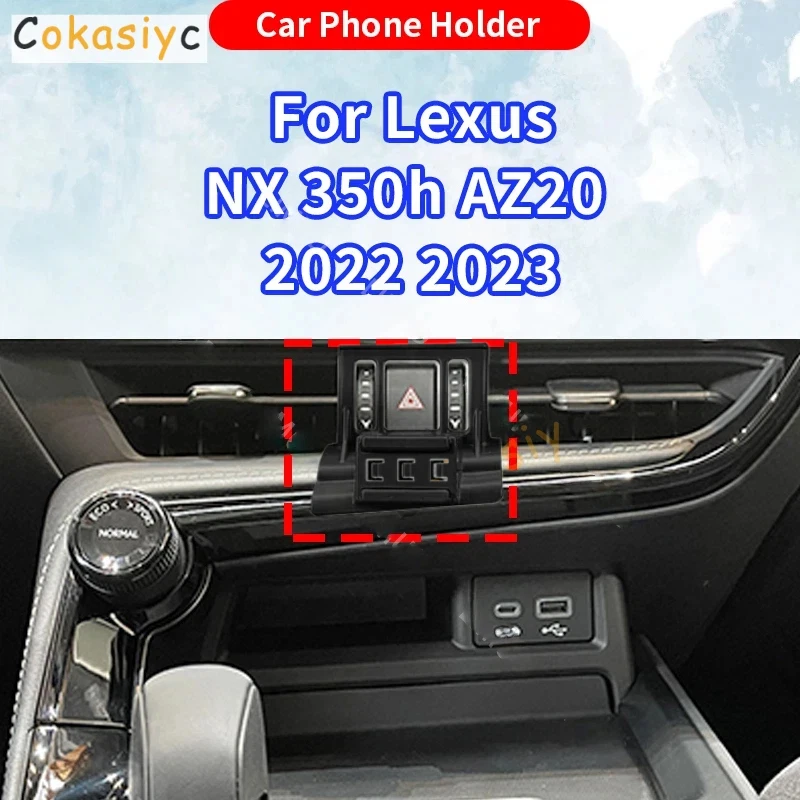 Para Lexus NX NX350h AZ20 2022 2023 Suporte de Carregamento Sem Fio por Gravidade Base Especial Suporte para Telefone de Carro Acessórios Automotivos