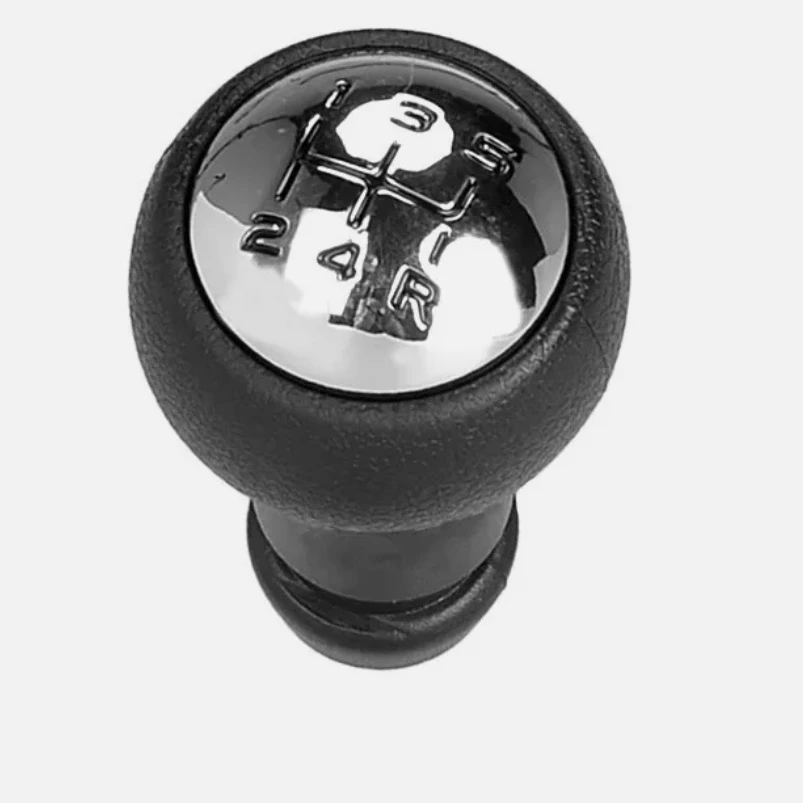 

5-Speed Gear Shift Stick Knob Black Chrome For Peugeot 207 307 Citroen C2 C3 C4 Car Interior Gear Shift Knob Replacement